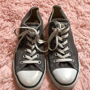 Converse grey low top shoes